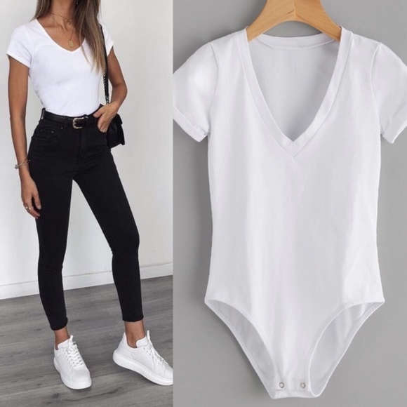 V-Neck Bodysuit - Picture 6 of 7